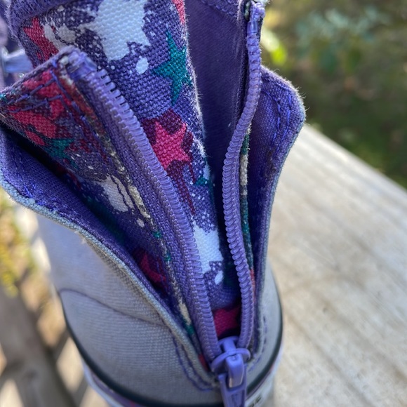 Converse "Dripping Paint" Sneakers Size Junior 5 - Picture 9 of 13